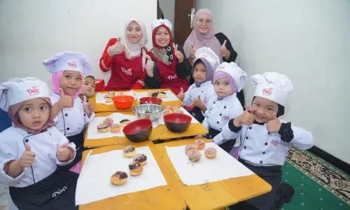 Proses CSR Fun Cooking di sekolah - sekolah